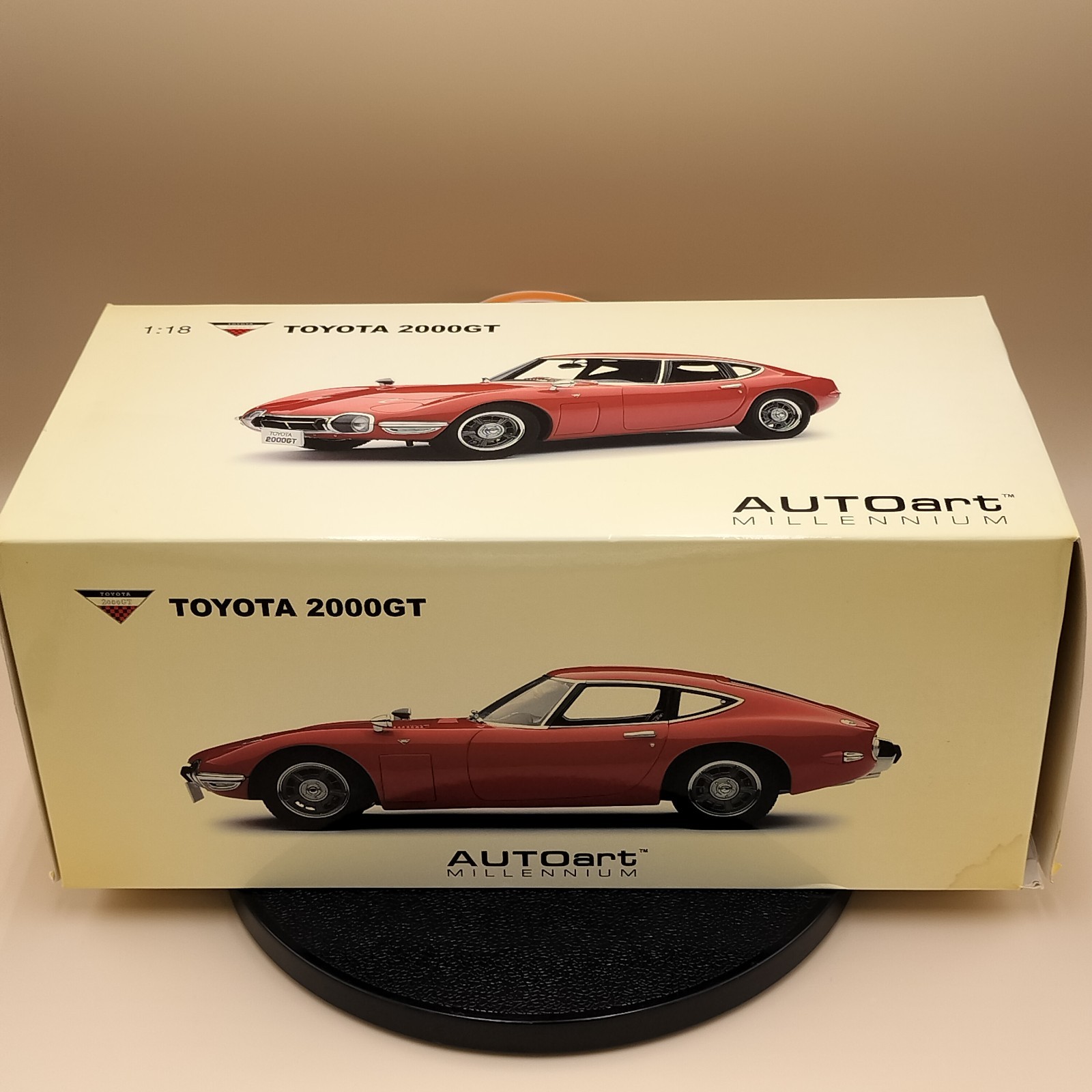 AUTOart 1/18 Toyota 2000GT 1967 Coupe red Upgraded 78746 Millennium