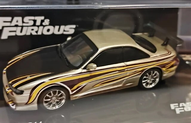 NISSAN 240SX S14, FAST & FURIOUS, ALTAYA, DIECAST,1:43 DIECAST, NEW UNOPENED BOX