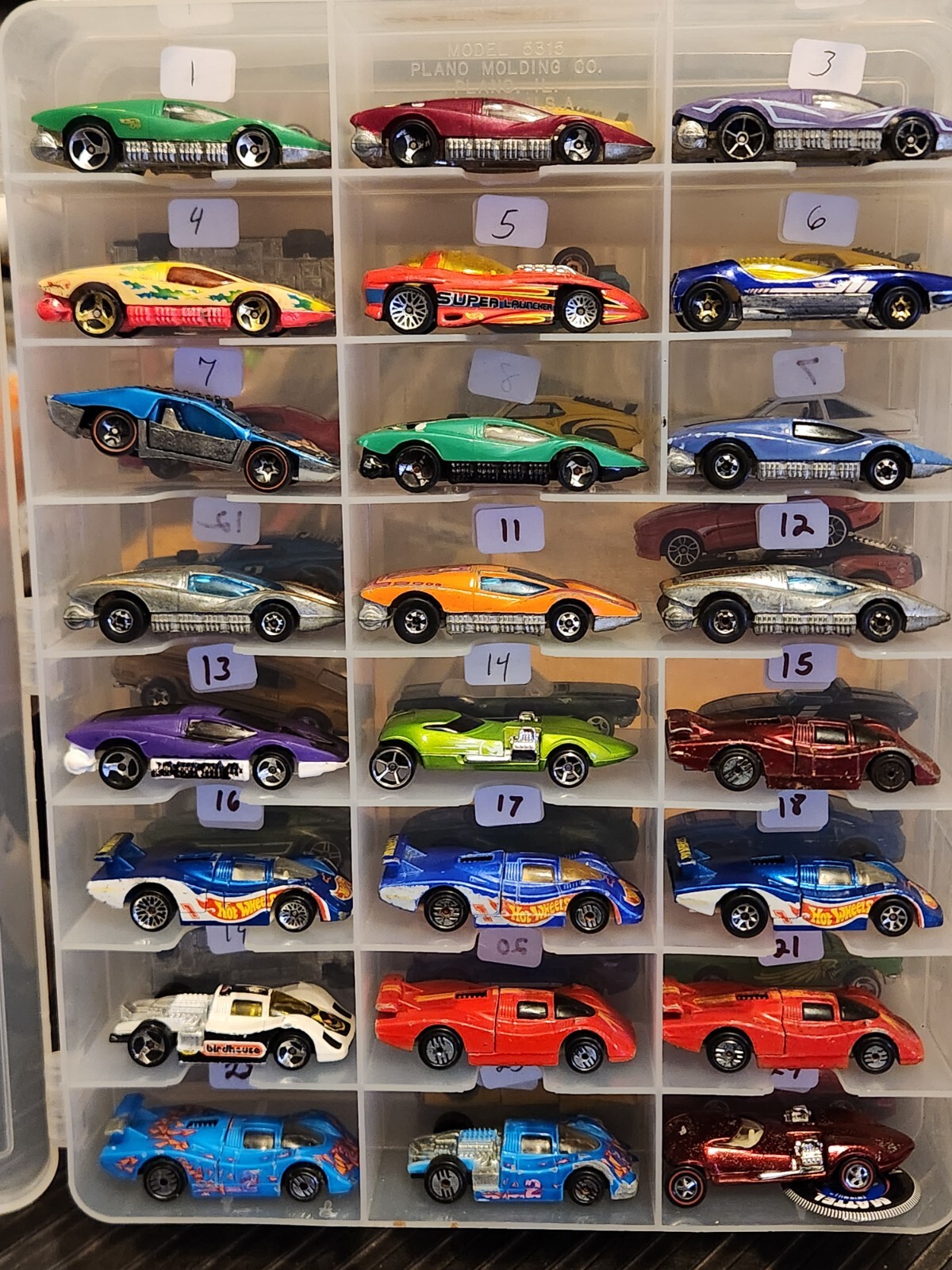 hot wheels & matchbox (case #205) OLD SCHOOL RACERS silver bullet solair cx4