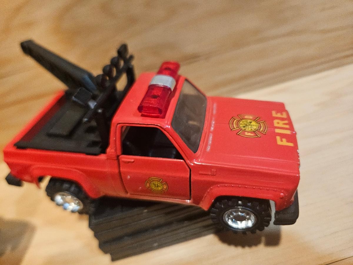 Diecast Emergency Vehicle Lot Police Fire Tow Truck Flatbed 6pc Pre-Owned