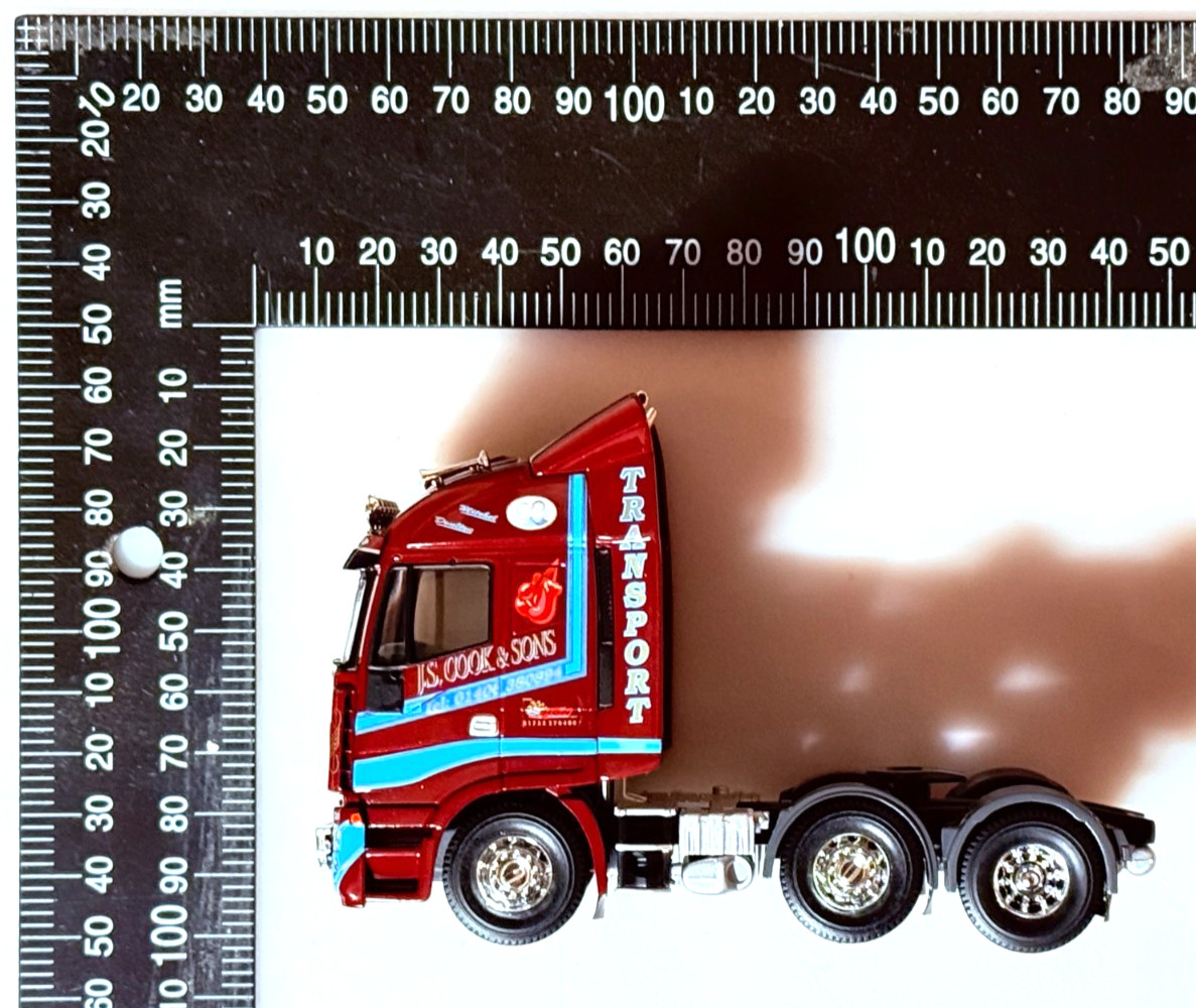 CORGI IVECO STRALIS TRACTOR UNIT MODEL ONLY J.S. COOK & SONS 1:50 SCALE CC15004