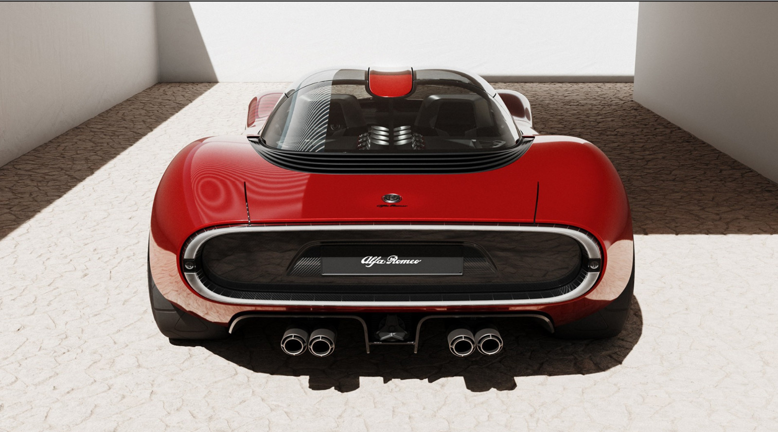 Alfa Romeo12Concept1 Car18Hyper24Car w/Super Car Wheels Hot Custom Built Model