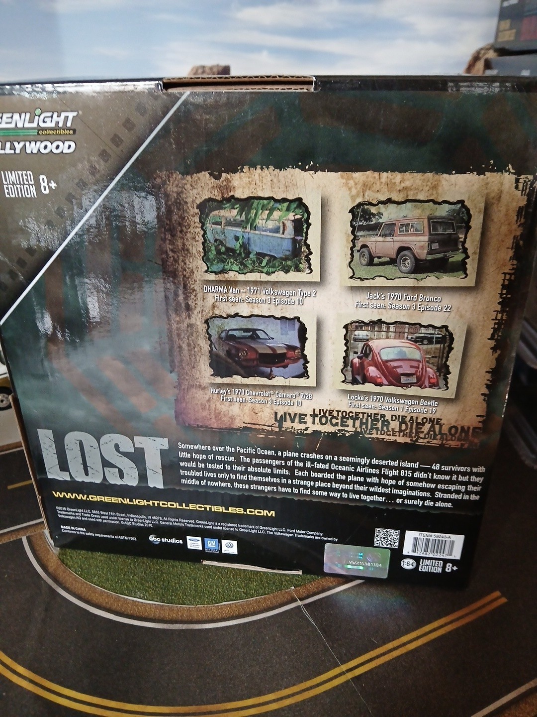 Greenlight Hollywood Lost 1:64 Limited Edition Diecast Volkswagen Ford Chevy