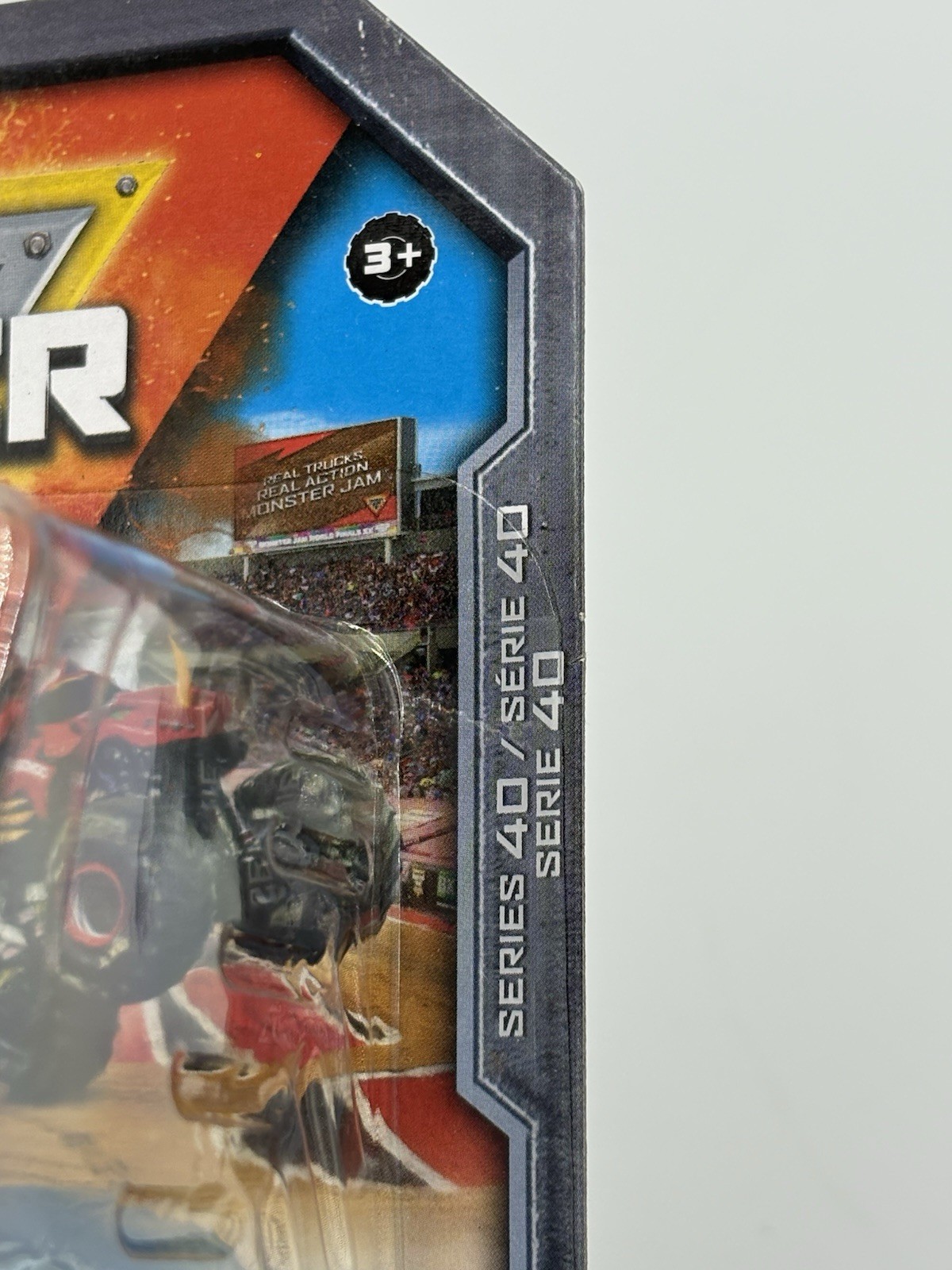 New Design Monster Jam Megalodon with clear blue tires 1:64 Scale