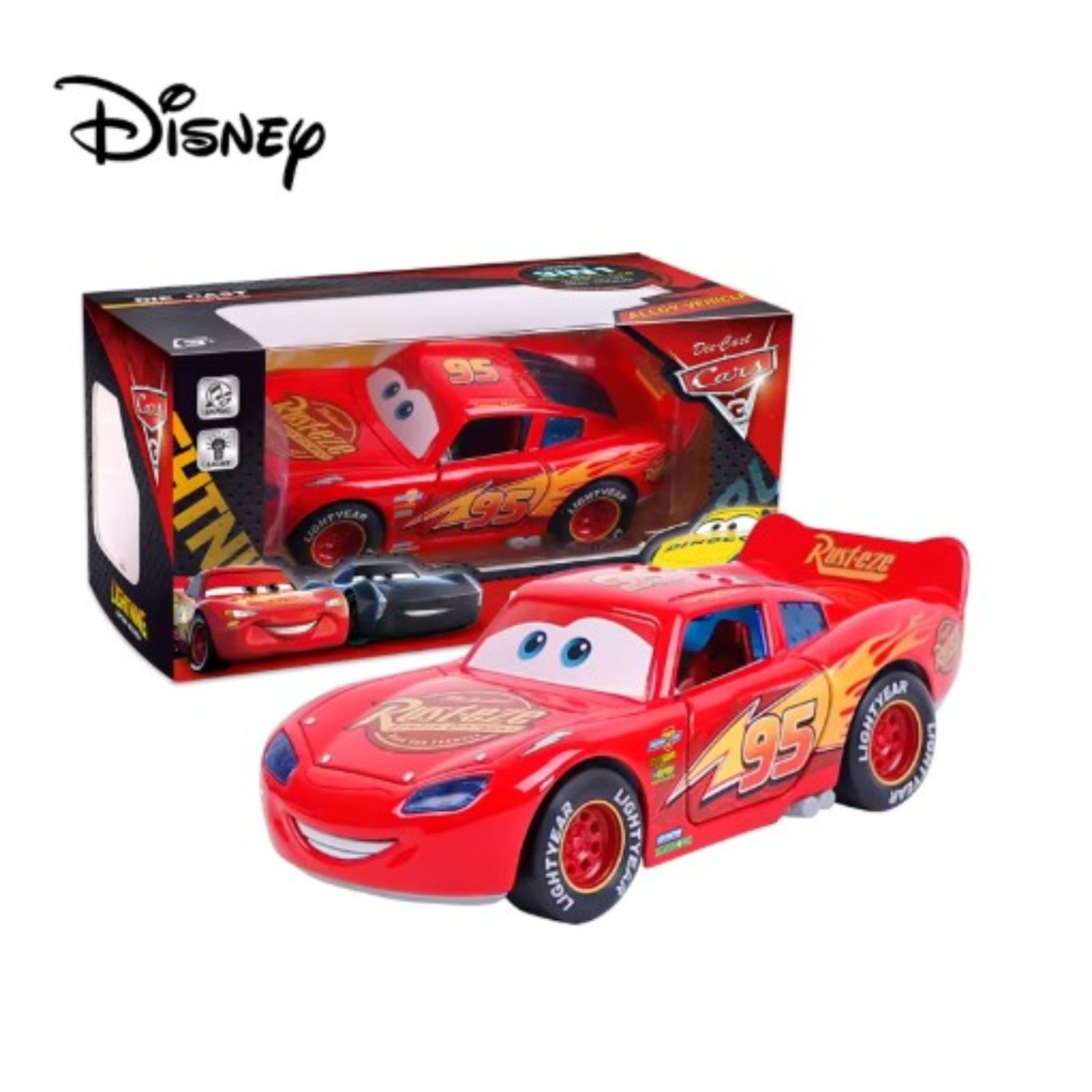 1:32 Diecast Metal Race Car Pull Back Sound Light Toy Collectible