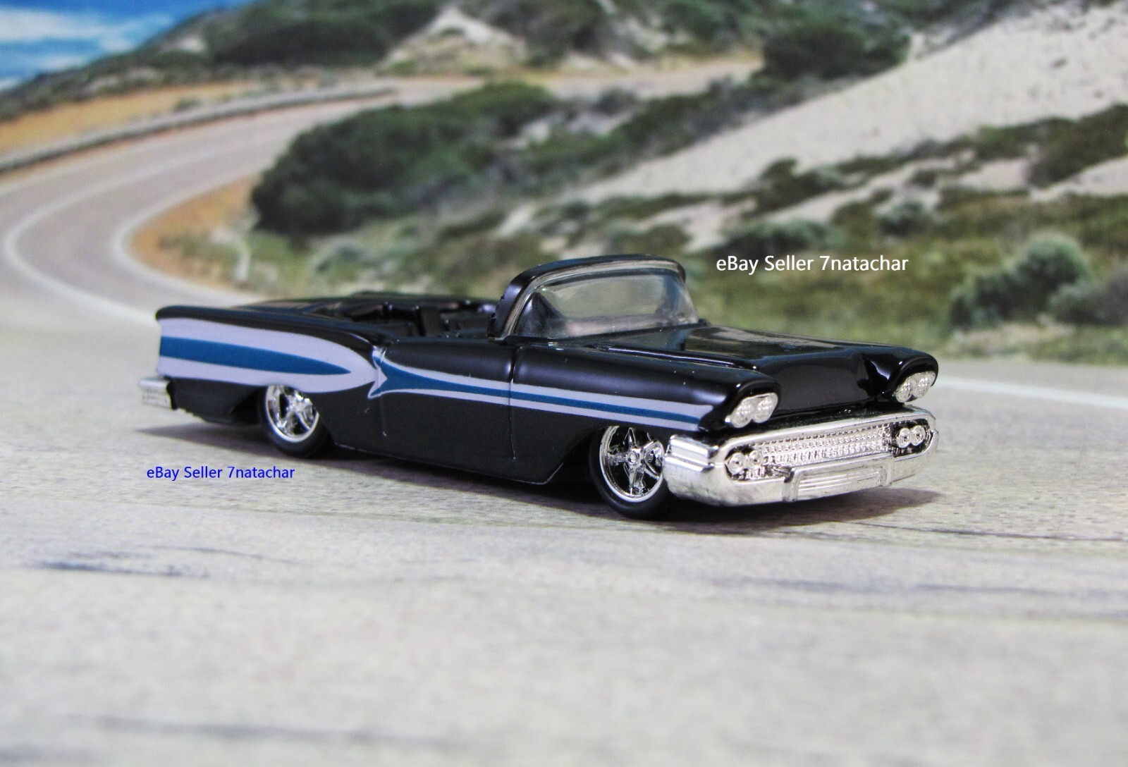 1958 58 Chevy Impala Hot Rod Wheels 1/64 Scale Model Limited Edition