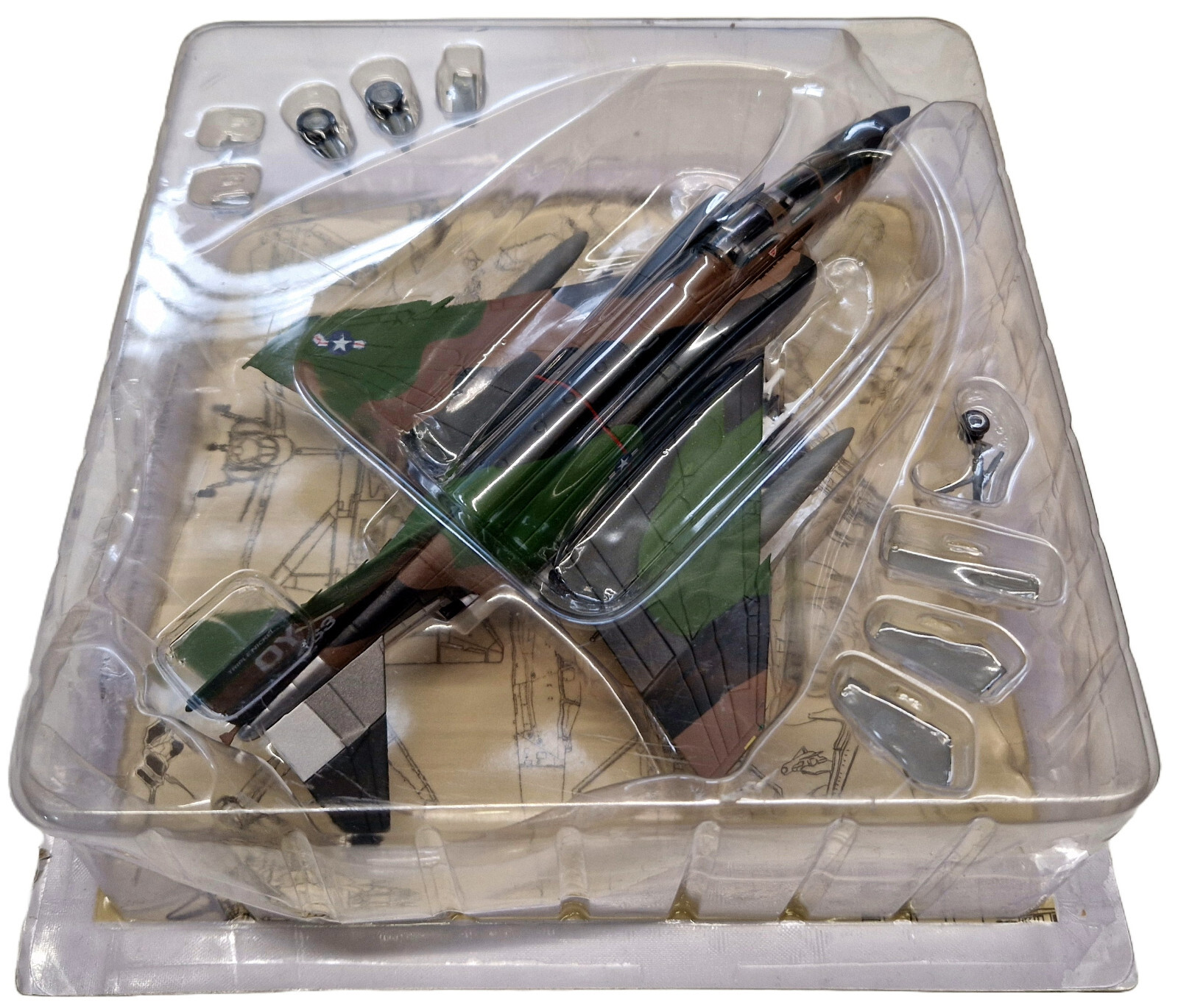 Mc Donnell Douglas F-4D Phantom II, USA, 1972, 1:72 Scale Diecast Model