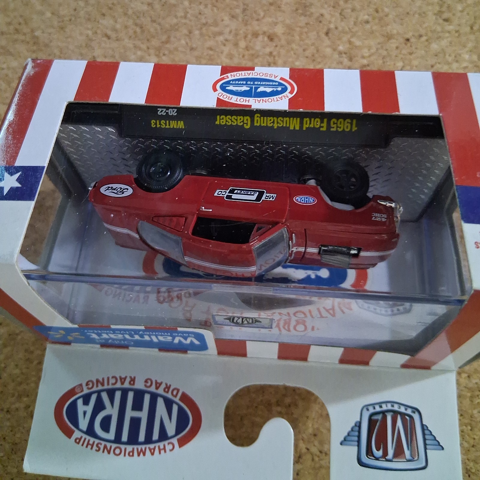 2020 M2 Machines NHRA Walmart Exclusive 1965 Ford Mustang Gasser- Ships Free!