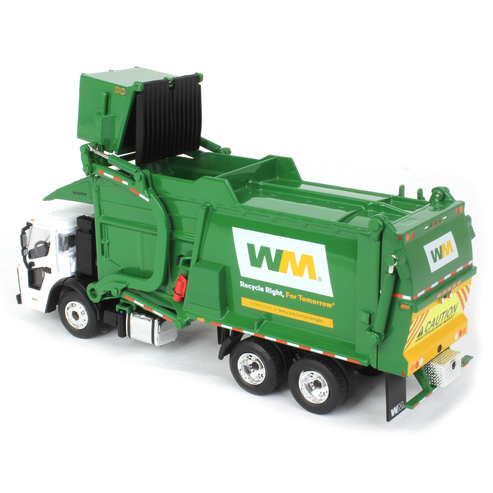 First Gear 1/64 Mack LR w/ McNeilus Meridian Front Loader & Dumpster WM 60-1796D