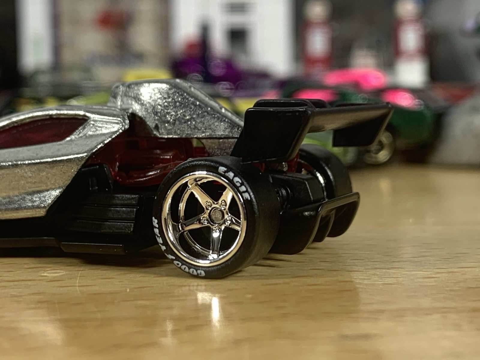 Hot Wheels Punk Rod Zamac Custom Wheel Swap
