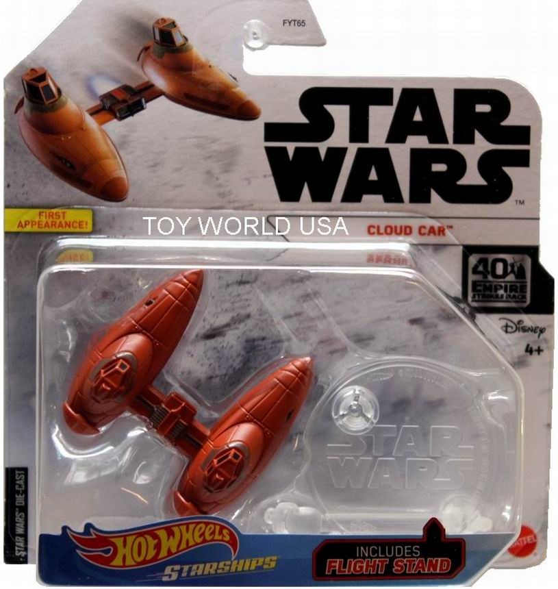 2020 Hot Wheels Star Wars Starships 40th The Empire Strikes Back Cloud Car
