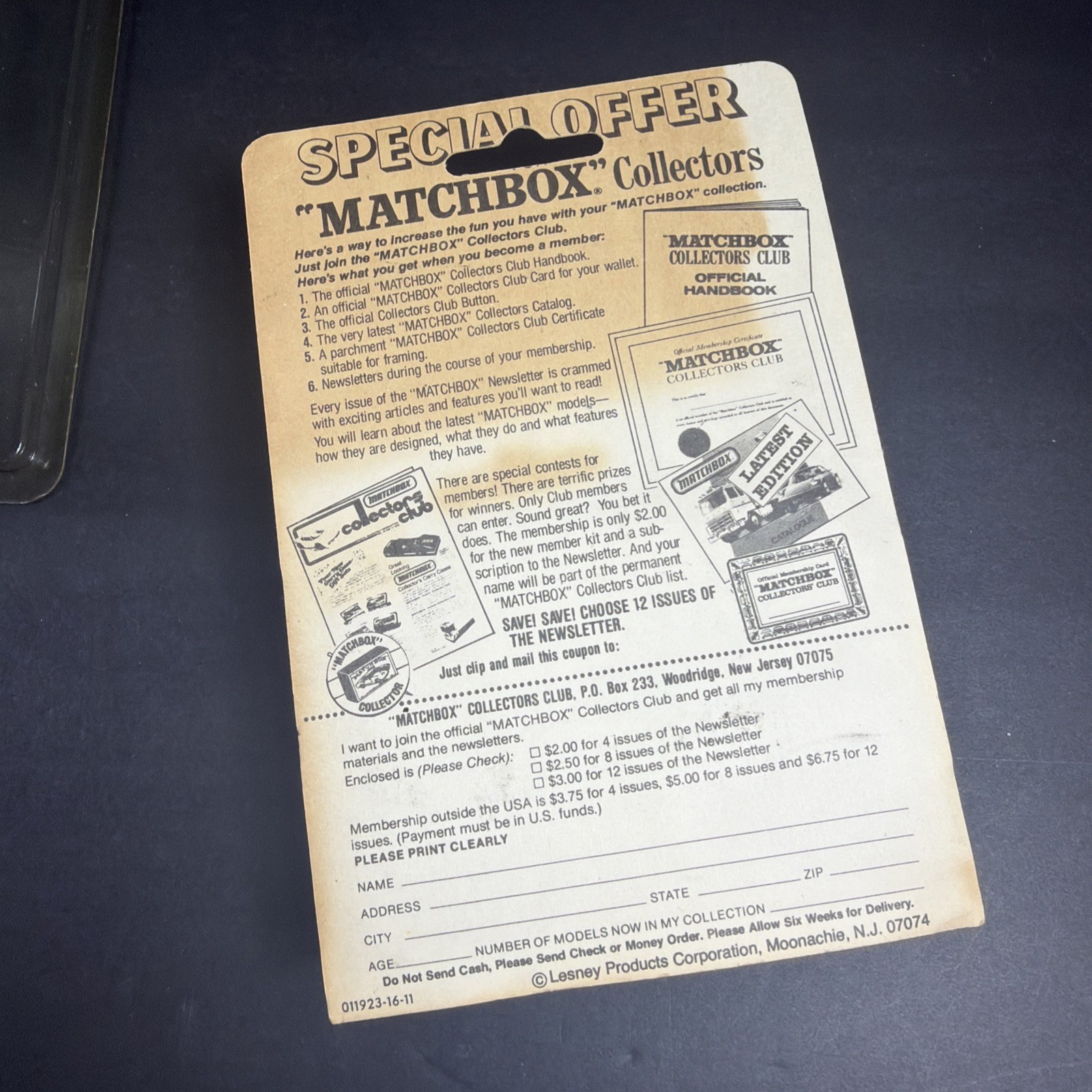 MATCHBOX LESNEY Midnight Magic No. 51 Car Match Box NEW In Package Hong Kong