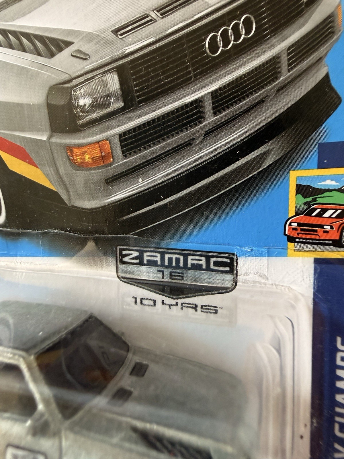 HOT WHEELS 2022 #180 ZAMAC 1984 84 AUDI SPORT QUATTRO SCCA ROAD RALLY RACER