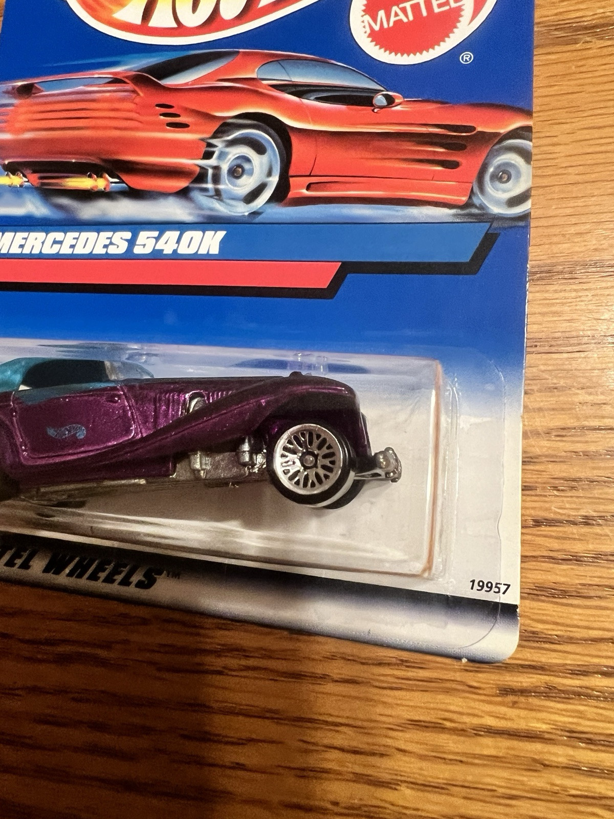 Hot Wheels 1998 Mercedes 540K Purple Diecast 1:64 🛞🛞