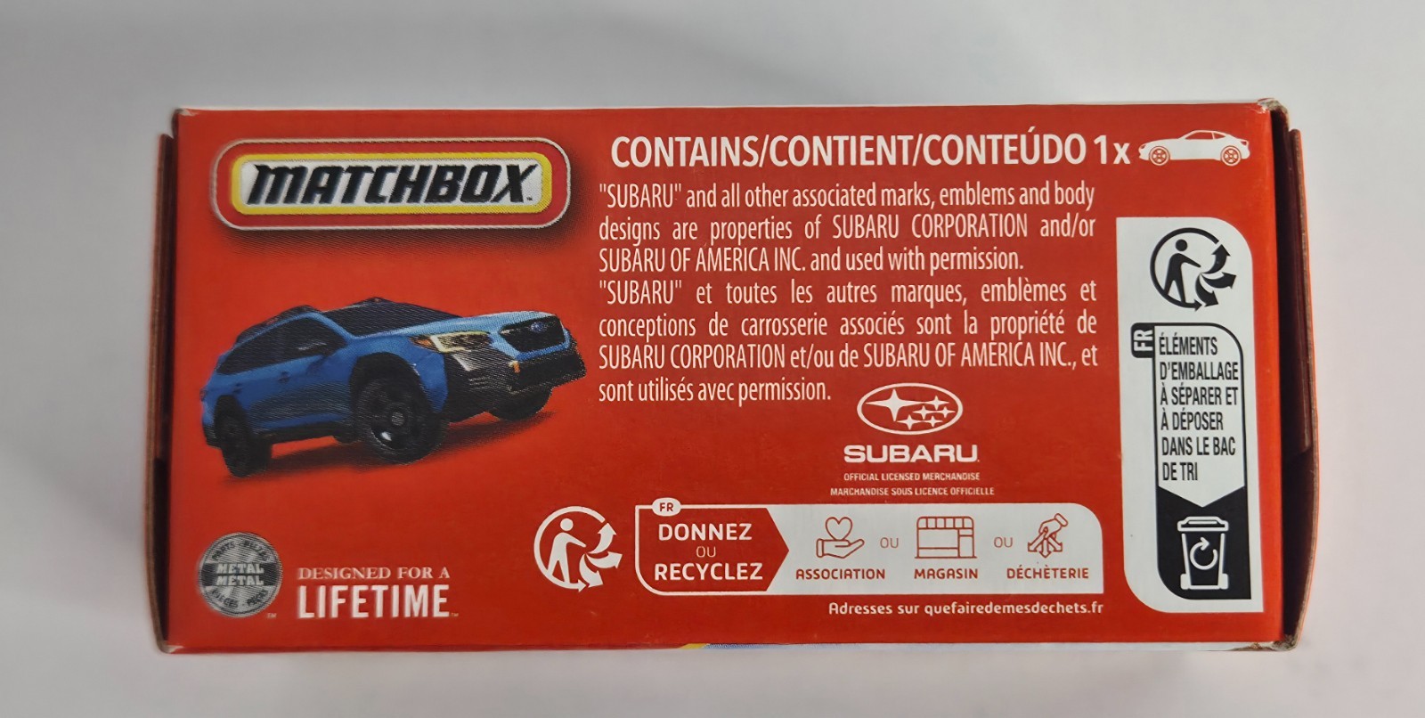 2023 Subaru Outback Wilderness 99/125 Matchbox 2026 POWER GRABS JHP96 NEW 2026