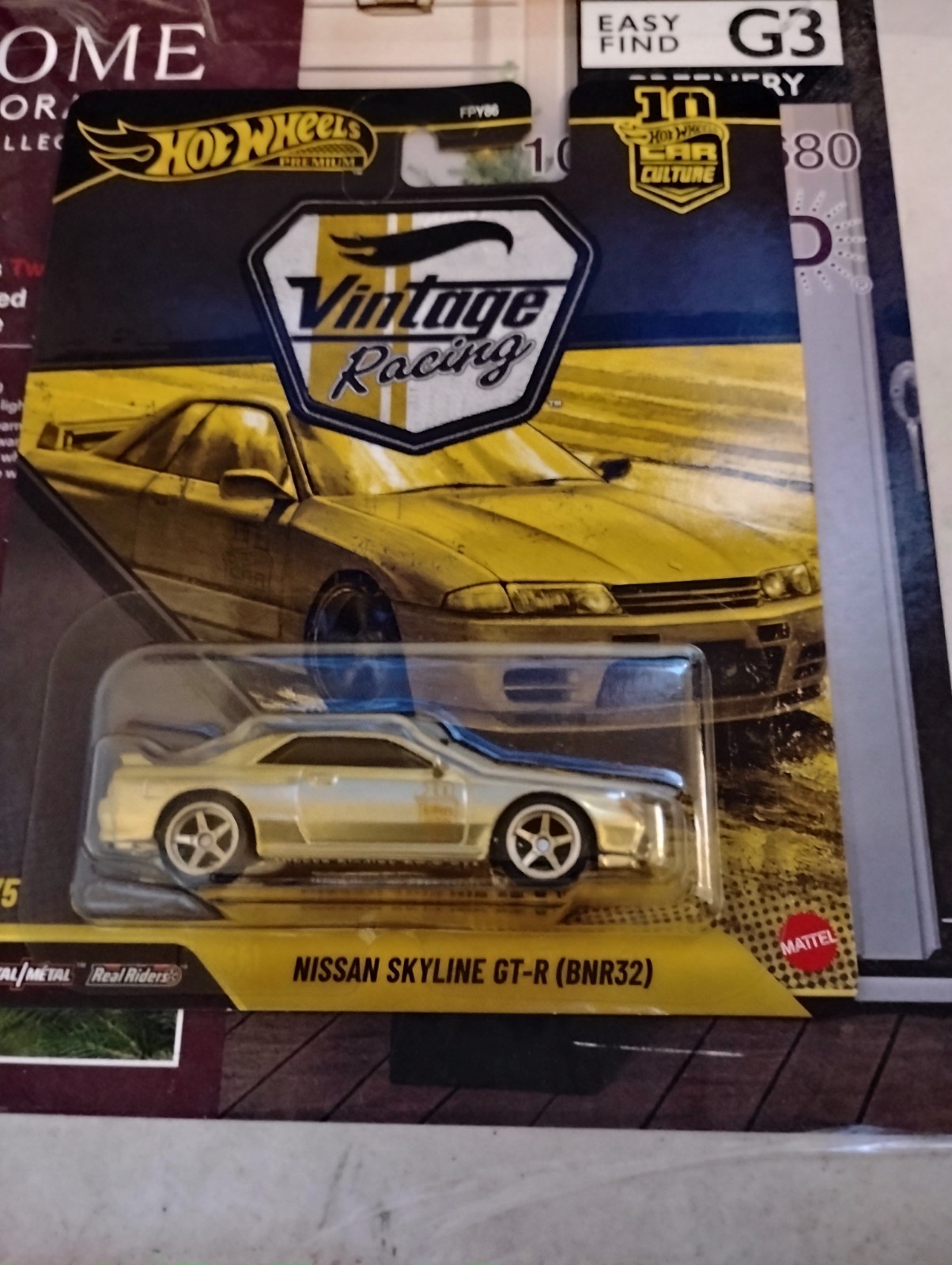 2026 Hot Wheels Premium Vintage Racing CHASE 0/5 Nissan Skyline GT-R BNR32 RARE