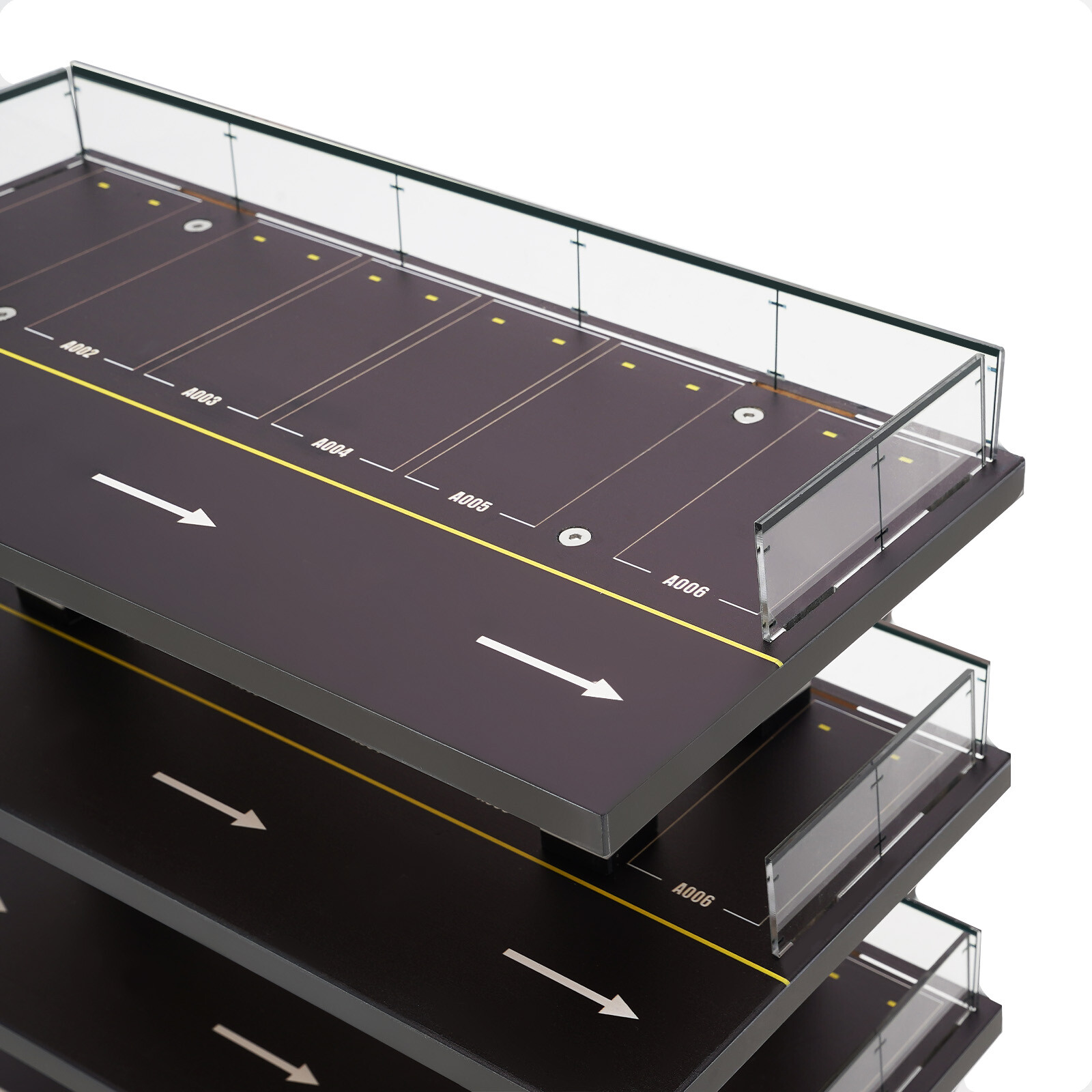 4-Story Diorama 1/64 Car Garage Model Parking Lot Backdrop Display Scene Model