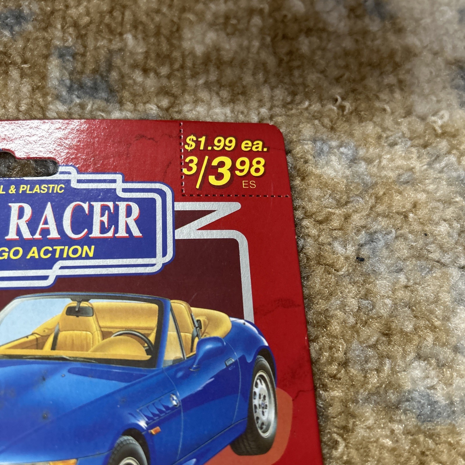 Welly Deluxe Racer Single Die Cast Metal And Plastic Corvette NIP