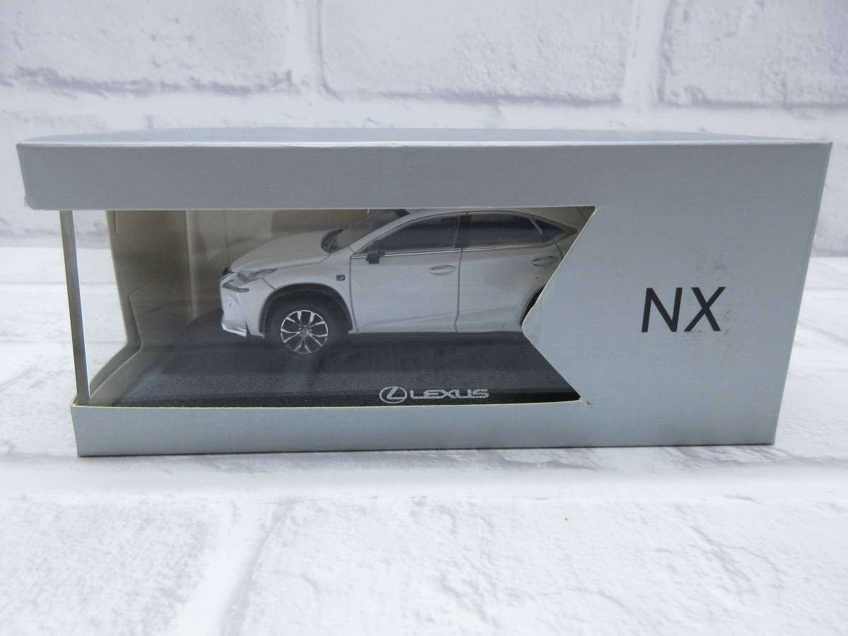 Mini car 1/43 Lexus NX 200t F Sport White dealer genuine model car From Japan