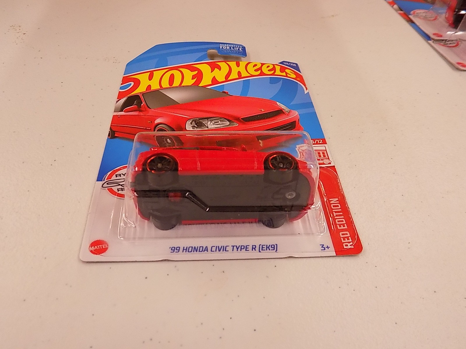 Hot Wheels 2022 Mainline Target Red Edition ’99 Honda Civic Type R EK9 Red #125