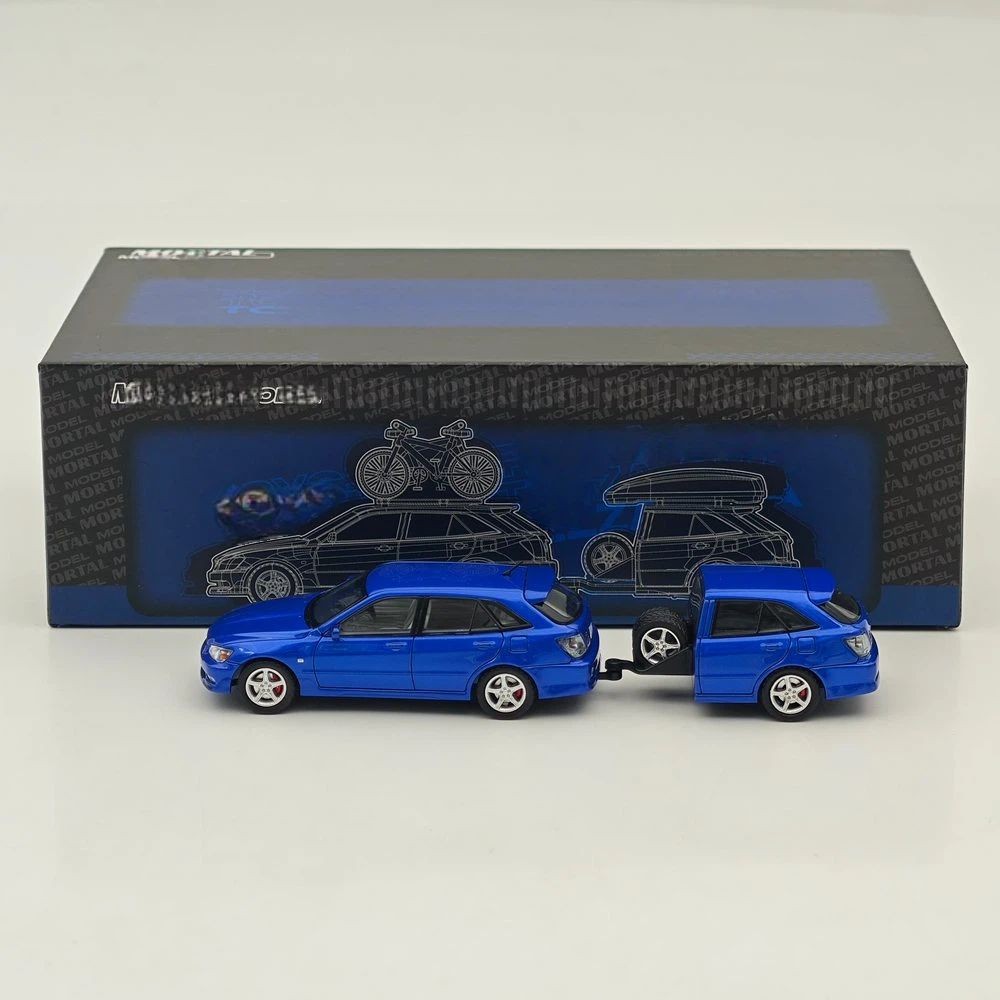 Mortal 1:64 ALTEZZA GITA Elixir Trailer Set JDM Alloy Diecast Car Collectible