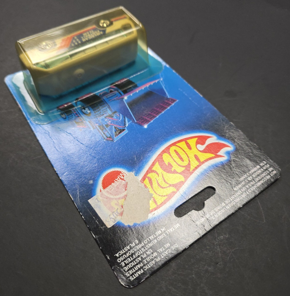 Hot Wheels “American Football Team” Team Bus / Auto Bus International Card 1986