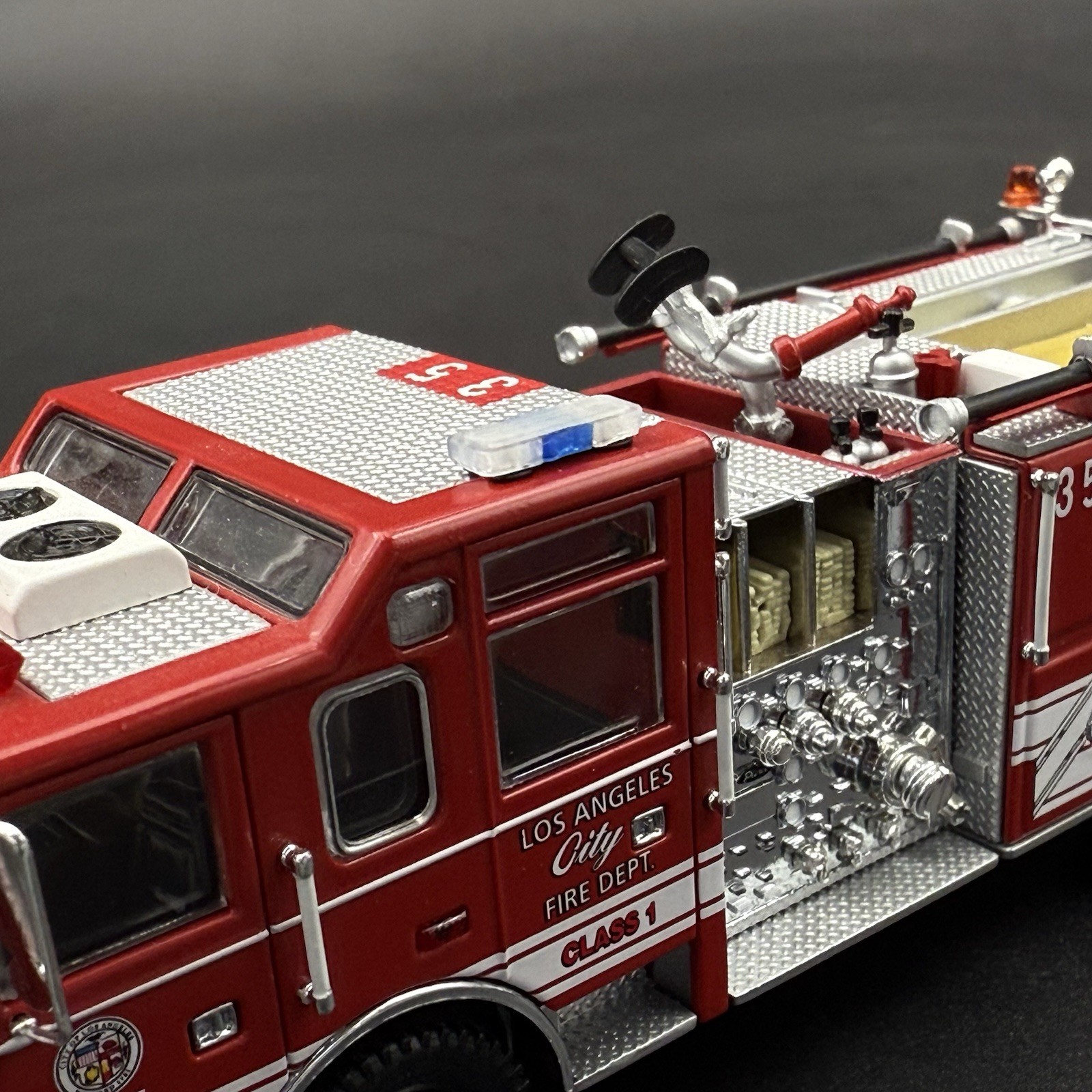 2 Pack 1/64 Mini Whelen Edge Clear Blue Clear Lightbar Police Fire Sheriff EMS
