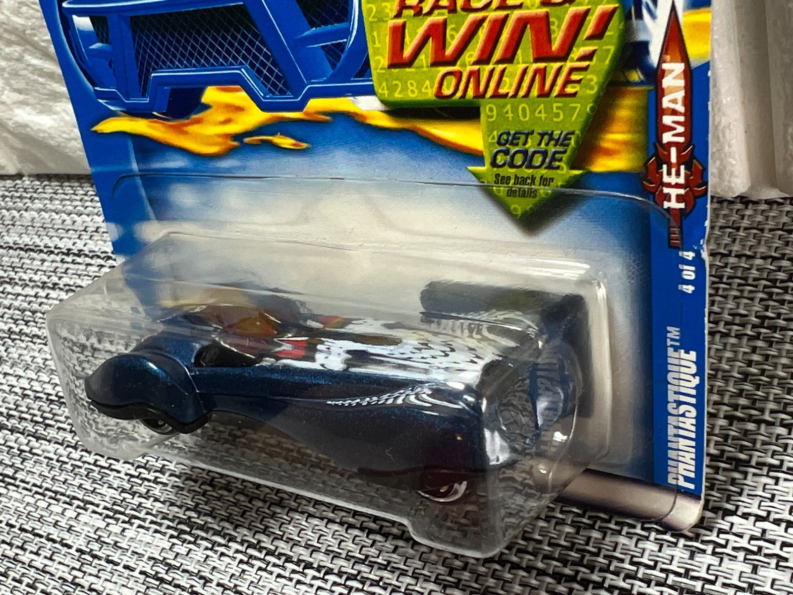 Hot Wheels HE-MAN Phantastique 4 of 4 2002 Collector No. 094 Blue