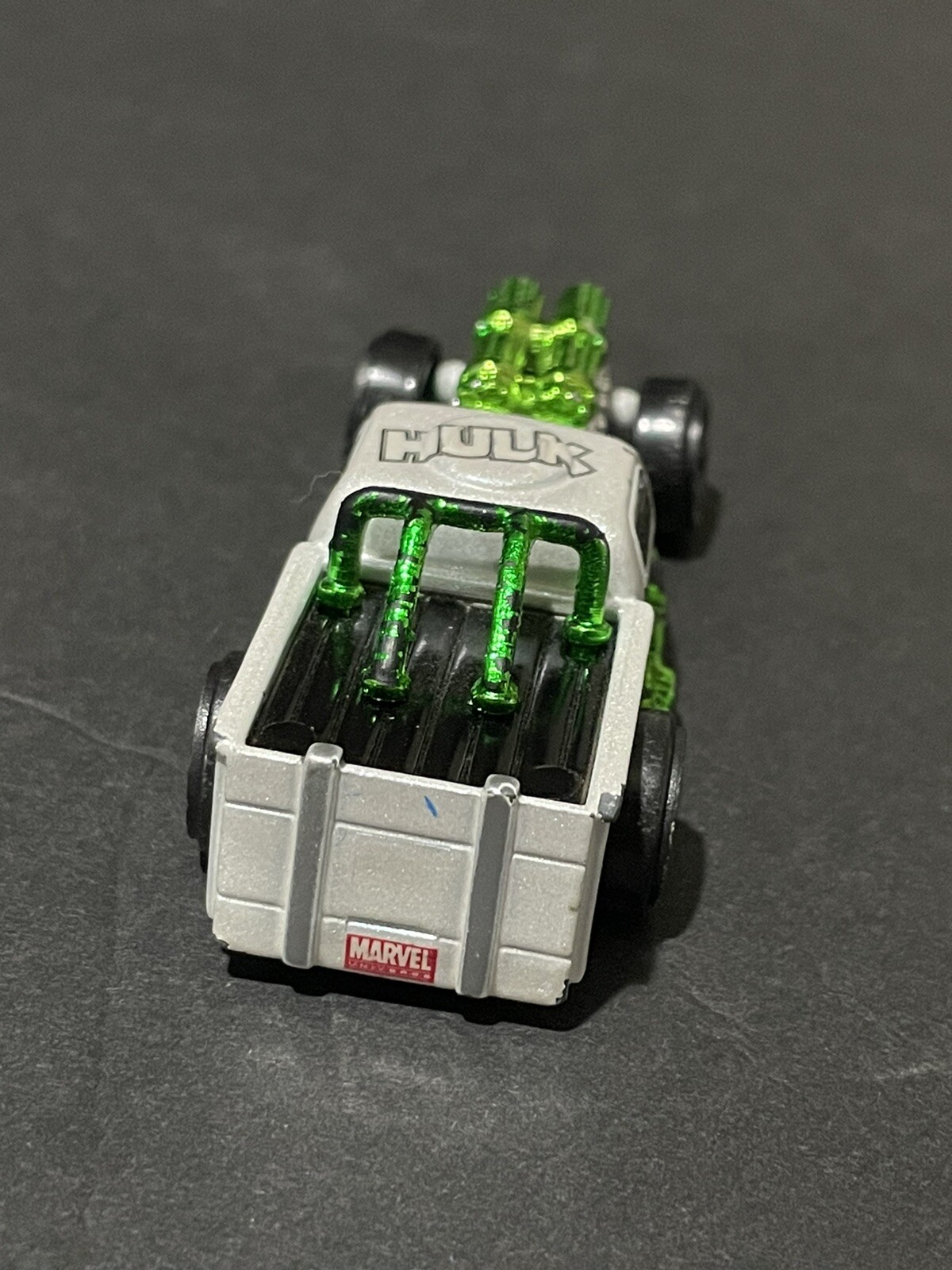 Leadslinger Hulk Marvel White Hot Rod Collectible Car