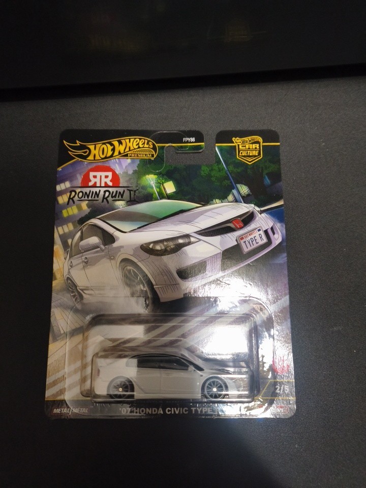 NEW Hot Wheels Car Culture Ronin Run 2 II ’07 HONDA CIVIC TYPE R 1:64 JBK53