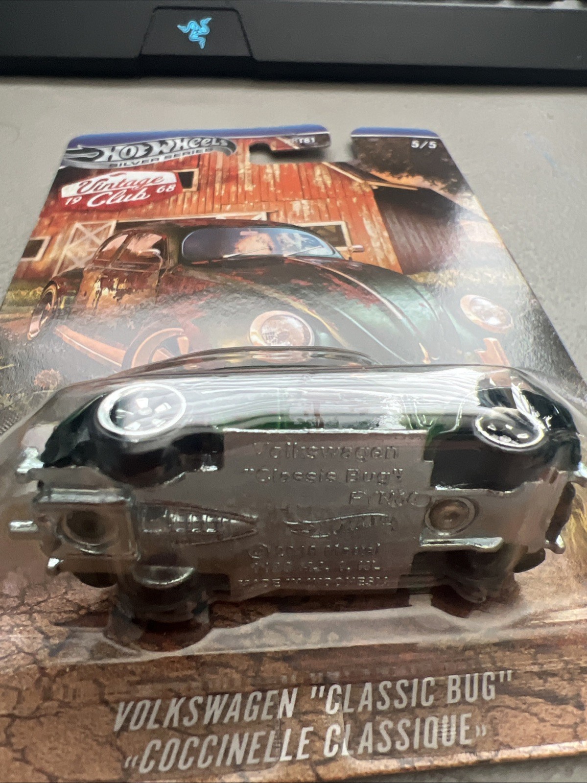 Hot Wheels Silver Series Vintage Club CHASE Volkswagen “Classic Bug” (Beetle)