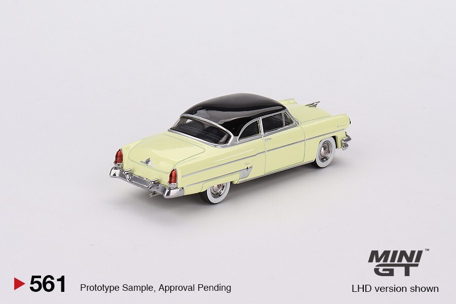 MINI GT 1954 LINCOLN CAPRI 1:64 DIECAST MODEL CAR PREMIER YELLOW MGT00561-P11