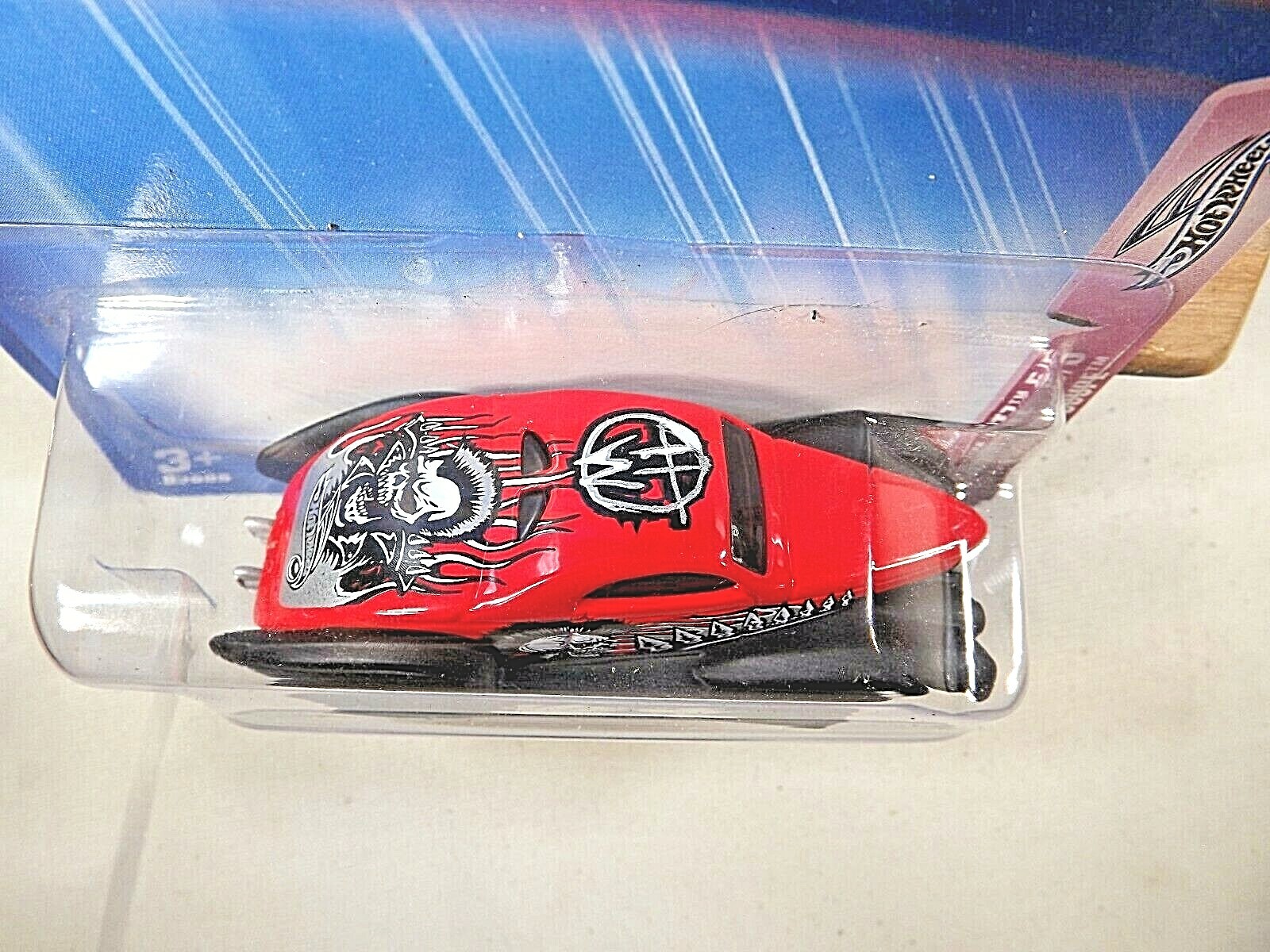 2004 Hot Wheels #147 Crank Itz 5/5 SWOOP COUPE Red-Black w/5 Sp-5Dot Dish Spoke