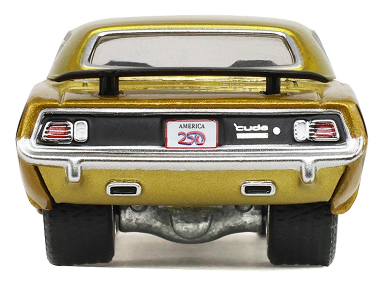 1971 PLYMOUTH HEMI CUDA GOLD “AMERICA 250” 1/64 DIECAST BY GREENLIGHT 28180 D