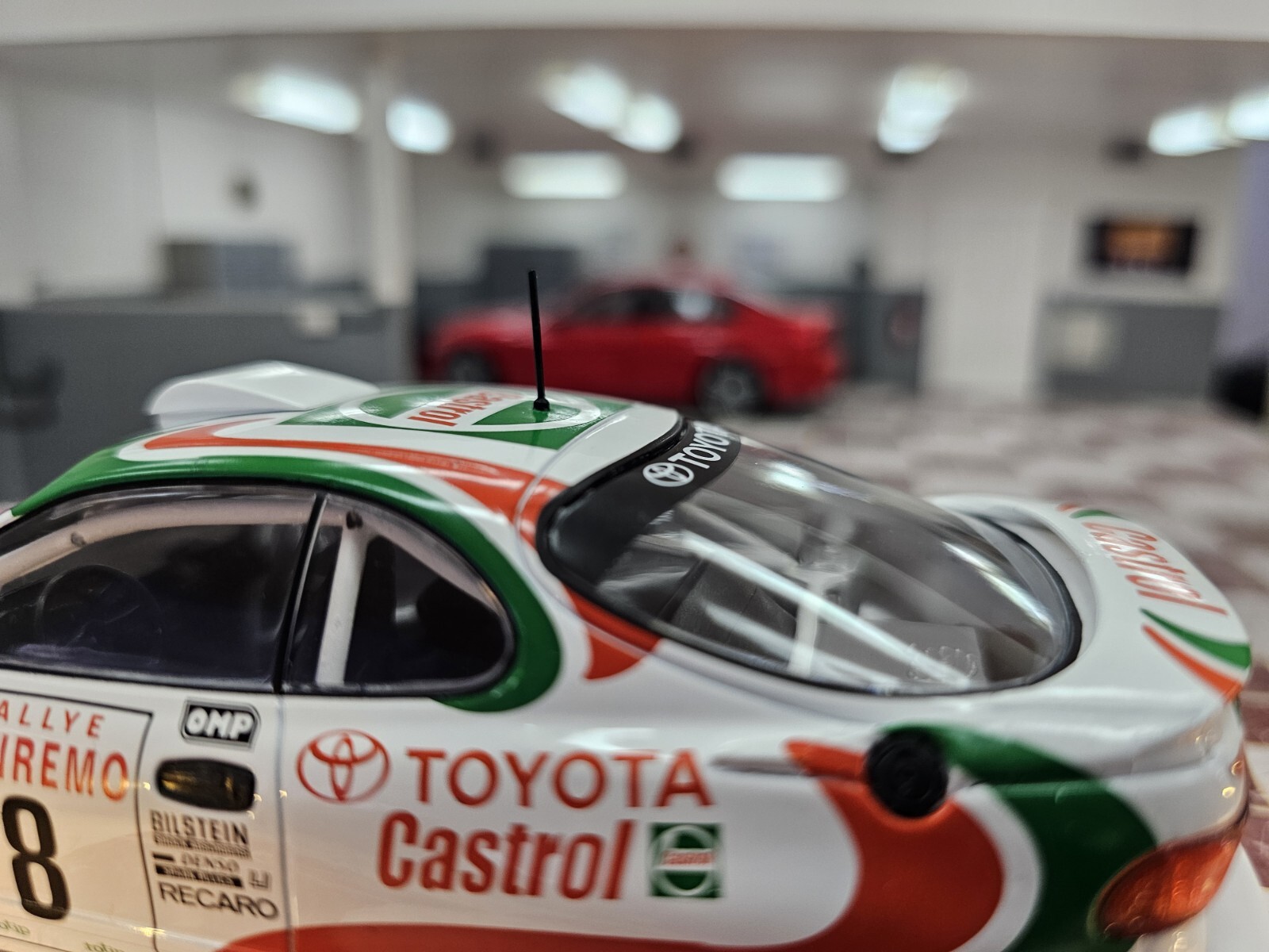 SPB 1/24 SCALE 1994 TOYOTA CELICA TURBO ST 185 AURIOL SANREMO DIECAST MODEL CAR