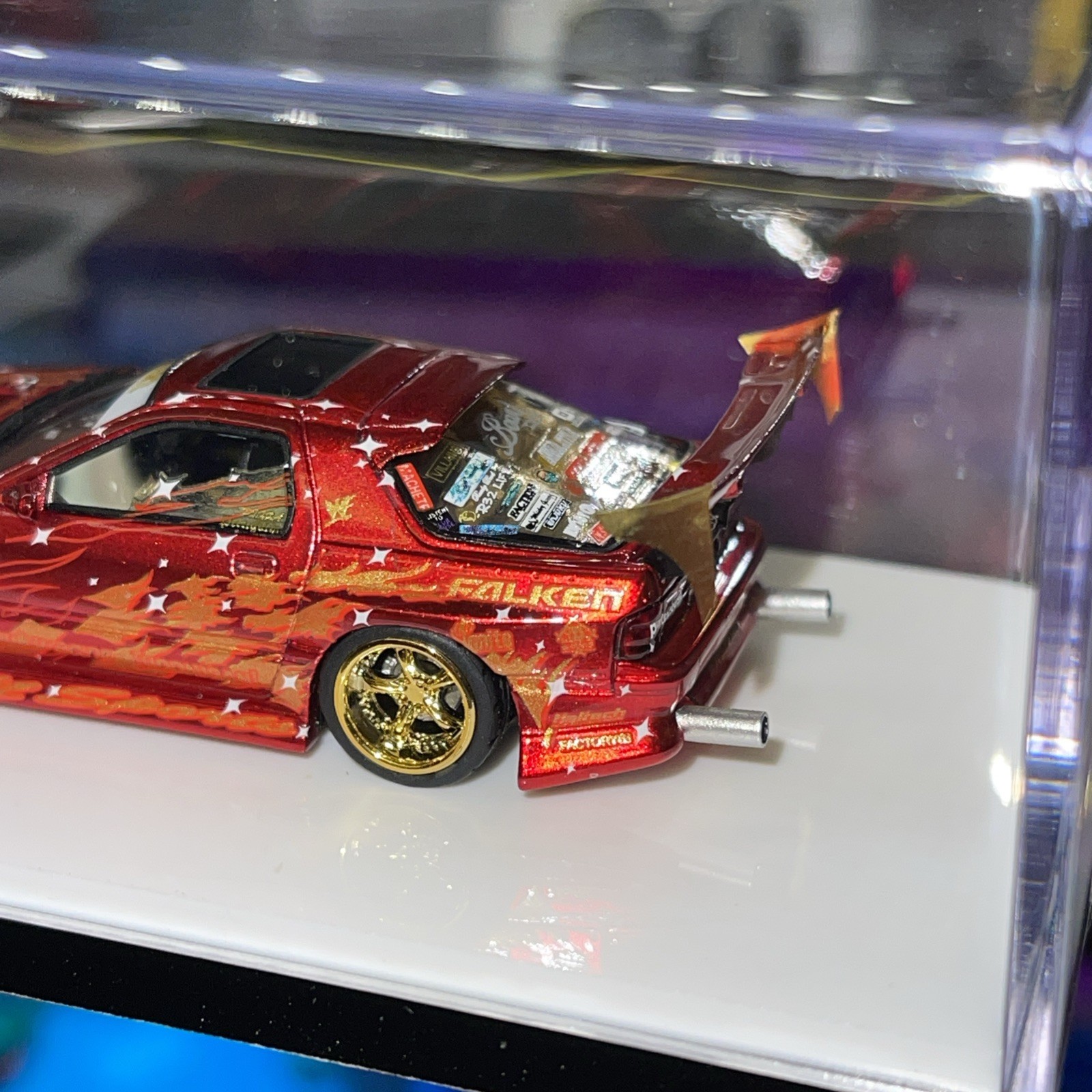 ERROR404 HEATERS #1 RX-7 FC Hert Twerkstallion resin car 1/64 USA seller