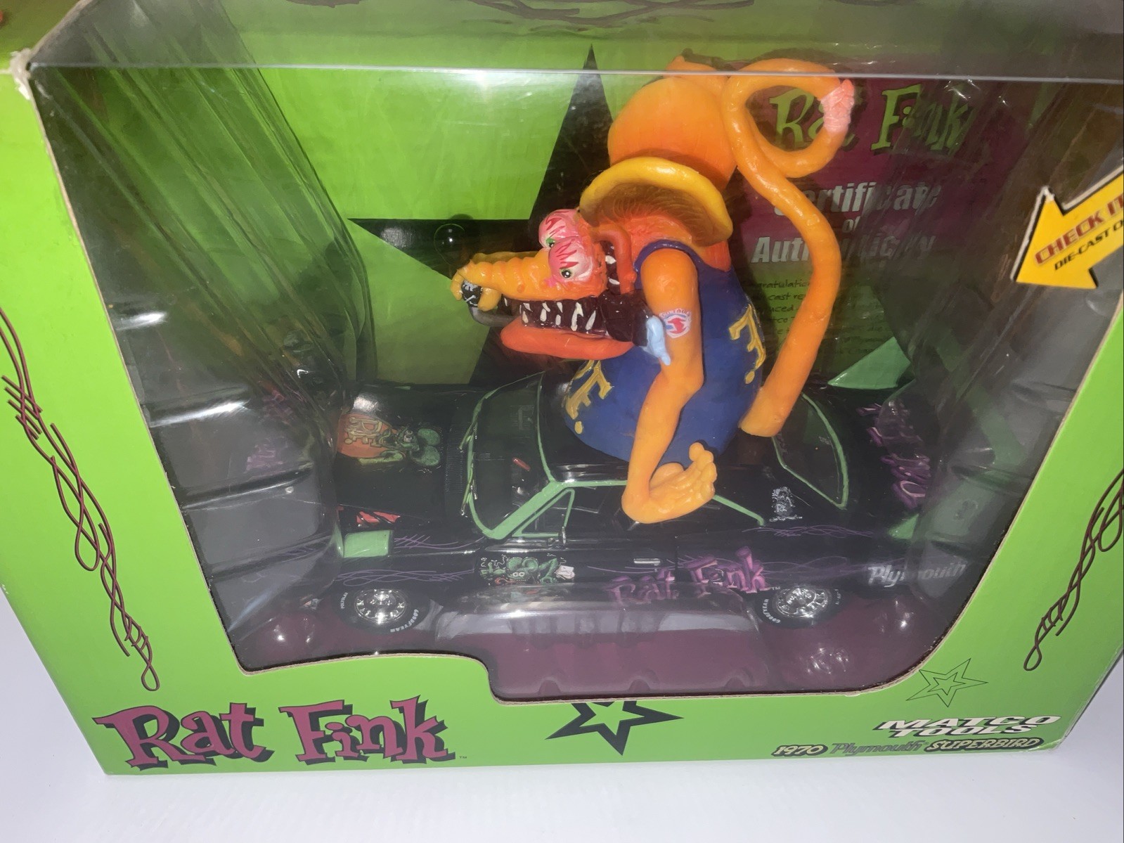 Matco Tools Rat Fink 1970 Plymouth SuperBird Die Cast Ed Roth