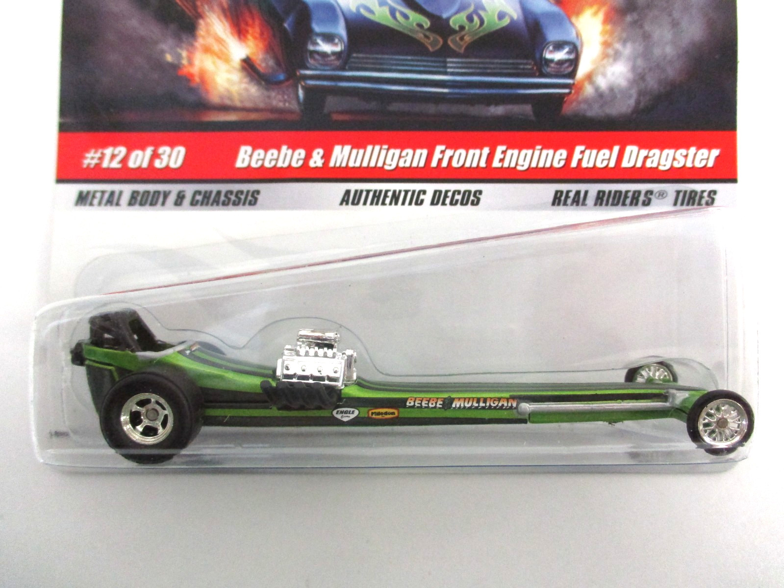 HOT WHEELS – DRAG STRIP DEMONS – BEEBE & MULLIGAN NHRA FRONT ENGINE DRAGSTER