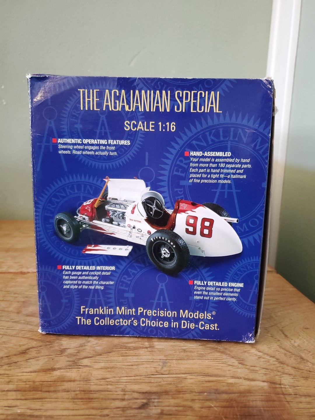 Franklin Mint 1/16 Diecast The Agajanian Special #98 w/ Accessories