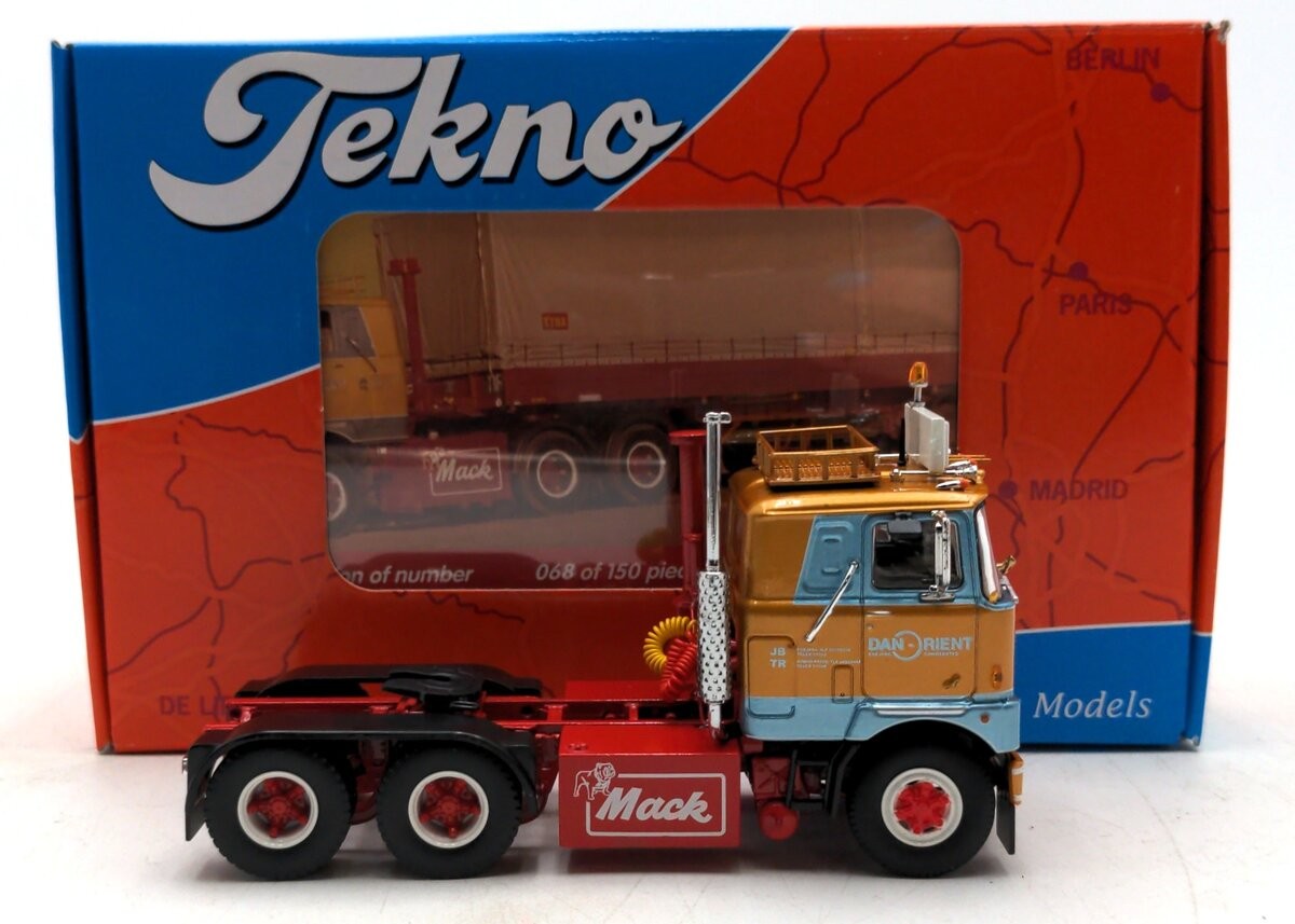 Tekno 71566 1:50 Scale Diecast Mack F700 (6×4) Tractor Unit “Dan-Orient Express”