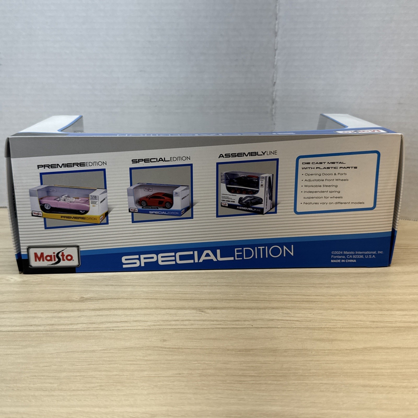 Maisto 1:18 Ferrari SF90 Spider Metallic Gold Special Edition Diecast NIB