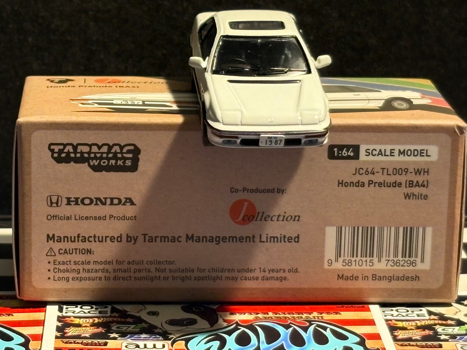 1/64 TARMAC WORKS JCOLLECTION HONDA PRELUDE (BA4) SEALED