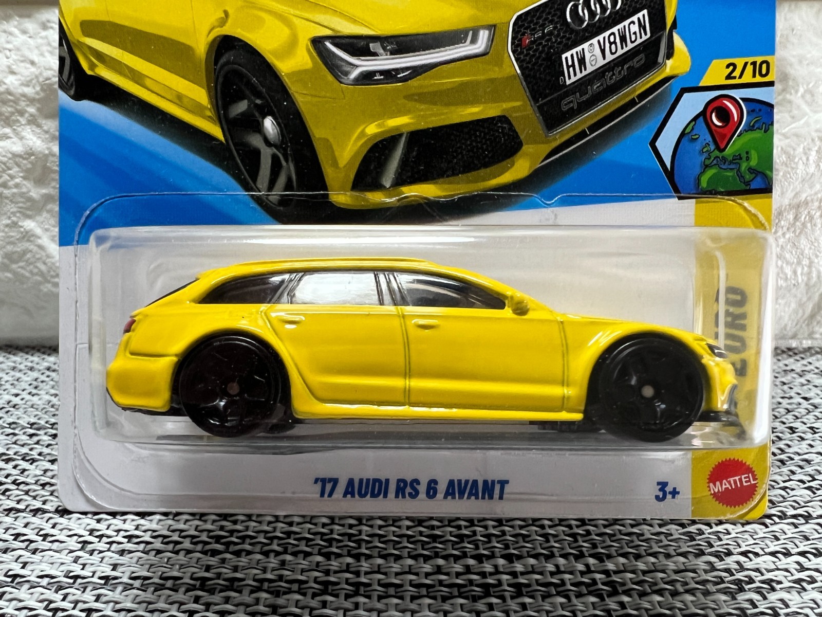 Hot Wheels HW Euro 2/10 ’17 Audi RS 6 Avant 66/250 Yellow