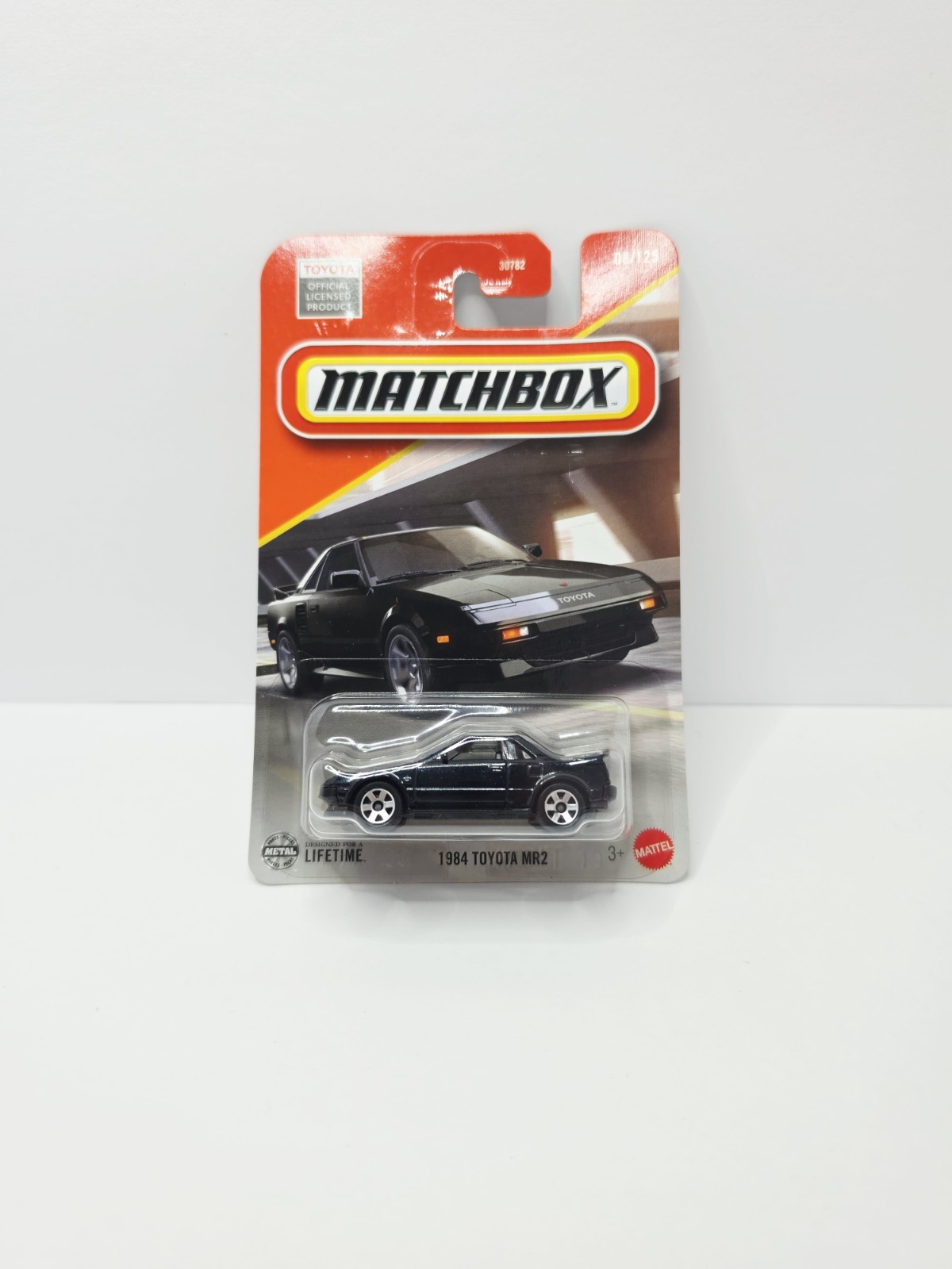 Matchbox 1984 Toyota MR2 Black 1:64 Diecast Unopened Box 08/125