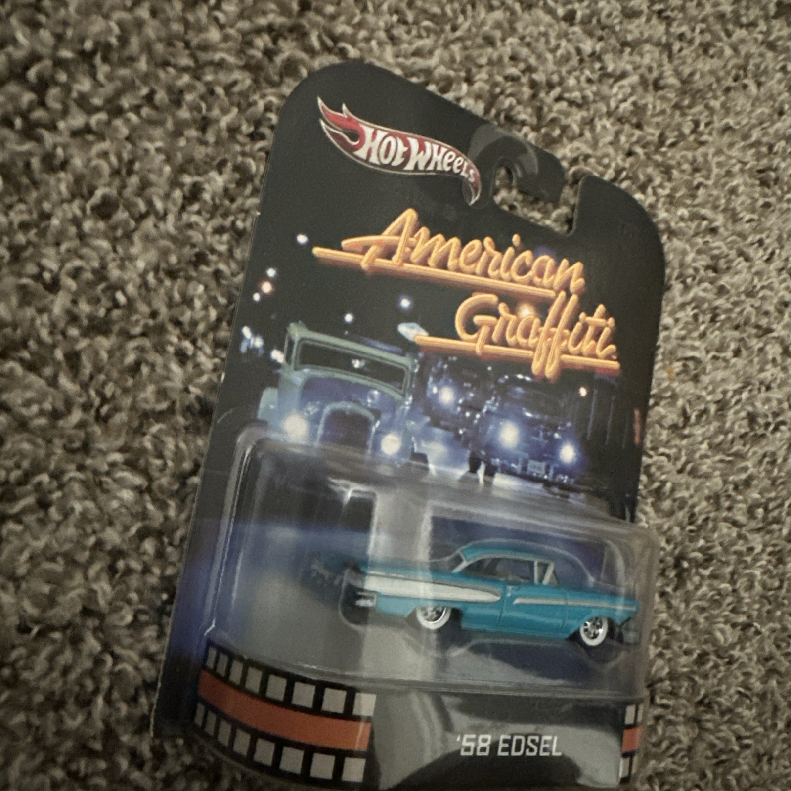 Hot Wheels American Graffiti 58 Edsel Teal White Retro Entertainment X8925 2012