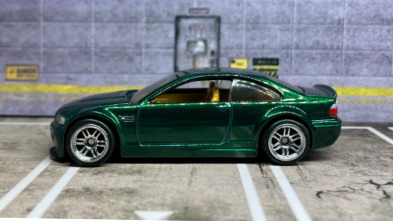 CUSTOM Green BMW M3 • 2026 Hot Wheels Premium • Chrome Real Riders • Power Trip
