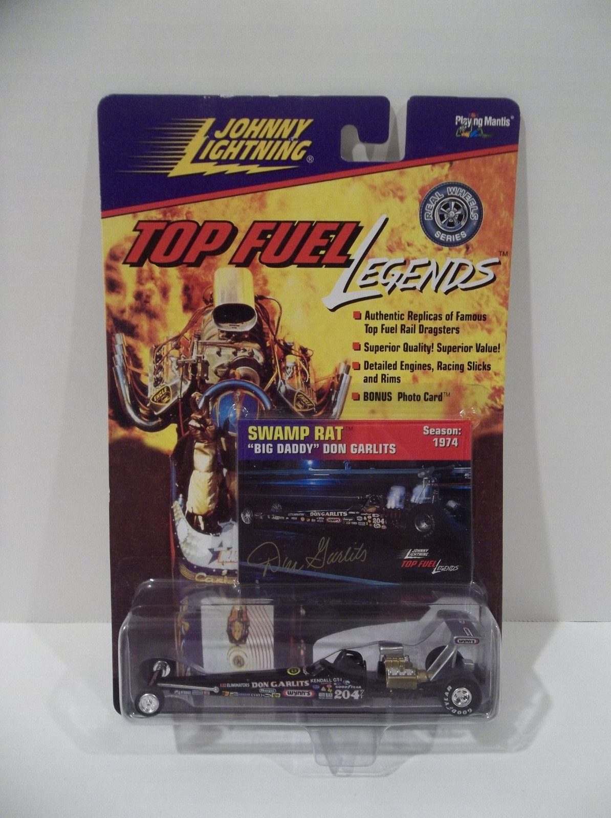 Johnny Lightning Top Fuel Legends Swamp Rat Big Daddy Don Garlits 1974 MIP NEW