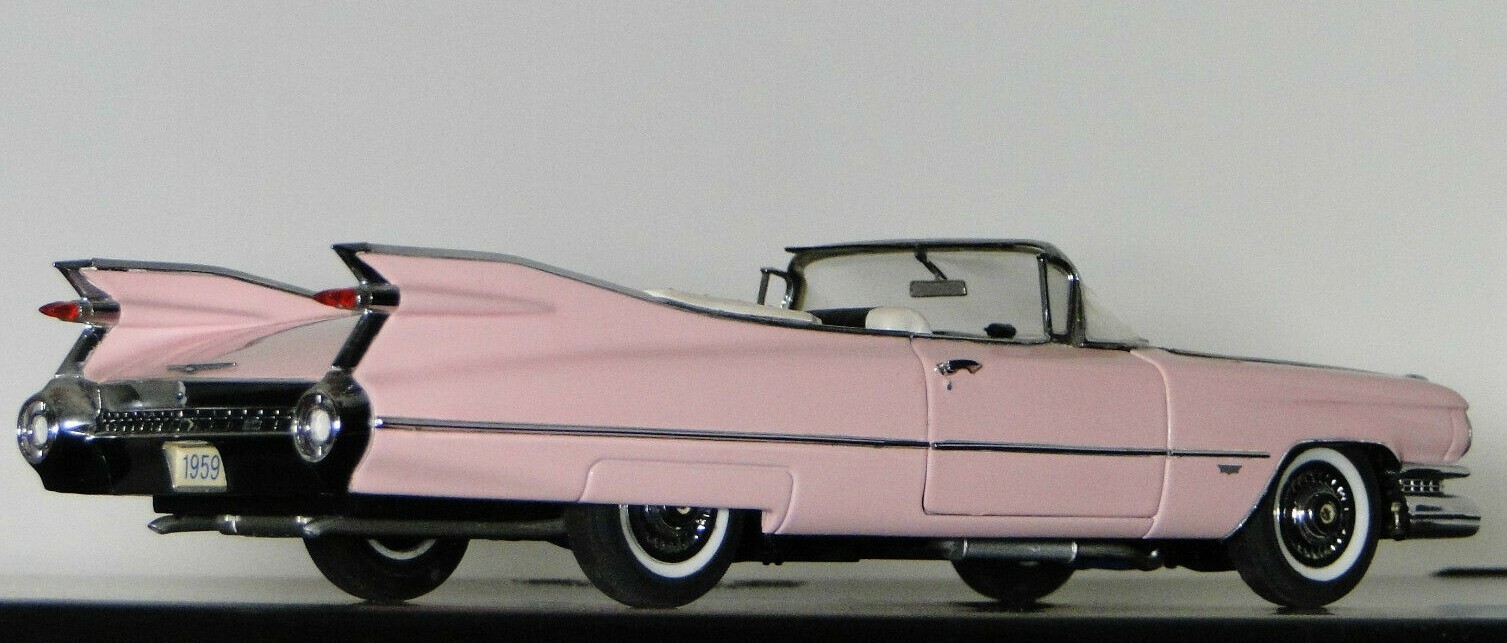 Cadillac Car Eldorado Vintage1967Custom Classic1:24Model1959Race 18Carousel Pink