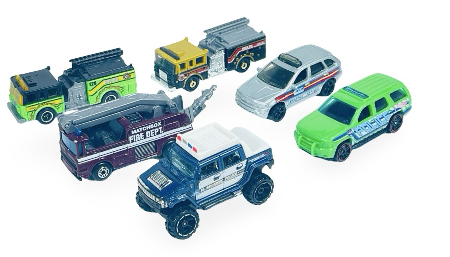 1/64 Diecast Misc. Police Fire Playlot – 50++ Police Cruisers Fire Rescue SUVs++