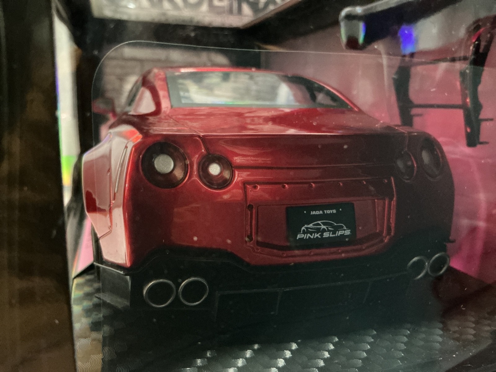 1:18 JADA PINK SLIPS – NISSAN GT-R R35W/LIBERTY WALK BODY KIT 2.0 RED ON BLACK